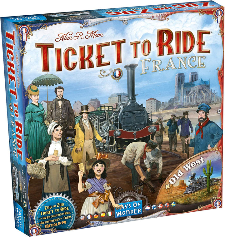 Tage des Wunders | Ticket to Ride Frankreich Brettspiel ERWEITERUNG | Ab 8 Jahren | Für 2 bis 5 Spieler | Durchschnittliche Spielzeit 30–60 Minuten