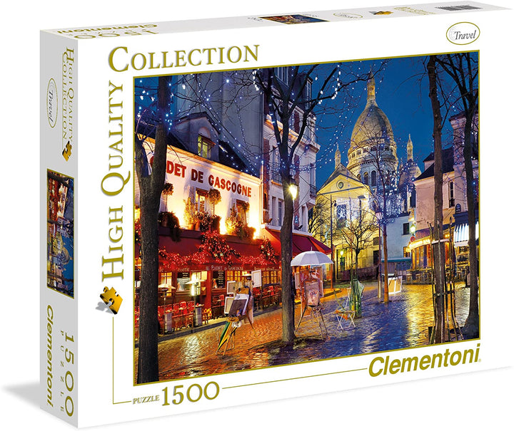 Clementoni – 31999 – Sammelpuzzle für Erwachsene und Kinder – Paris Montmartre – 1500 Teile