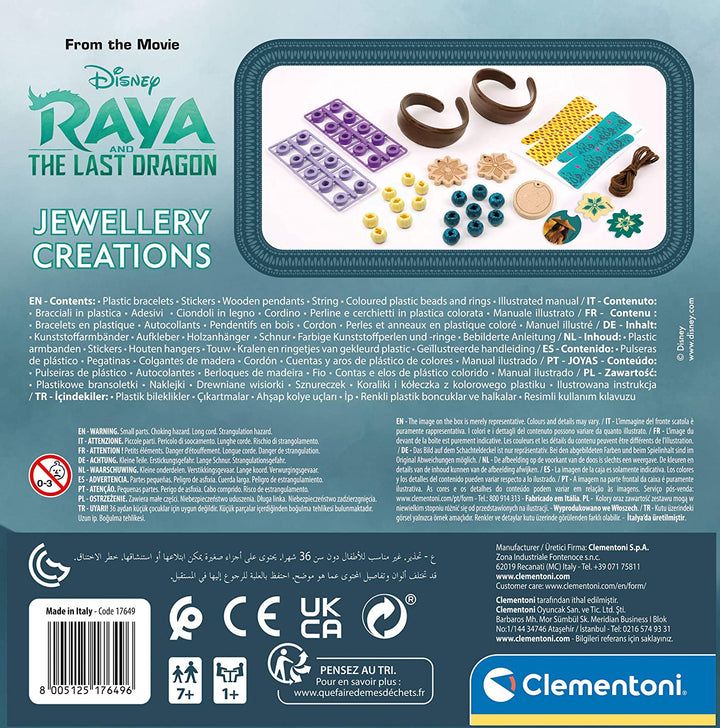 Clementoni 17649 Raya-Juwelenset für Kinder ab 7 Jahren
