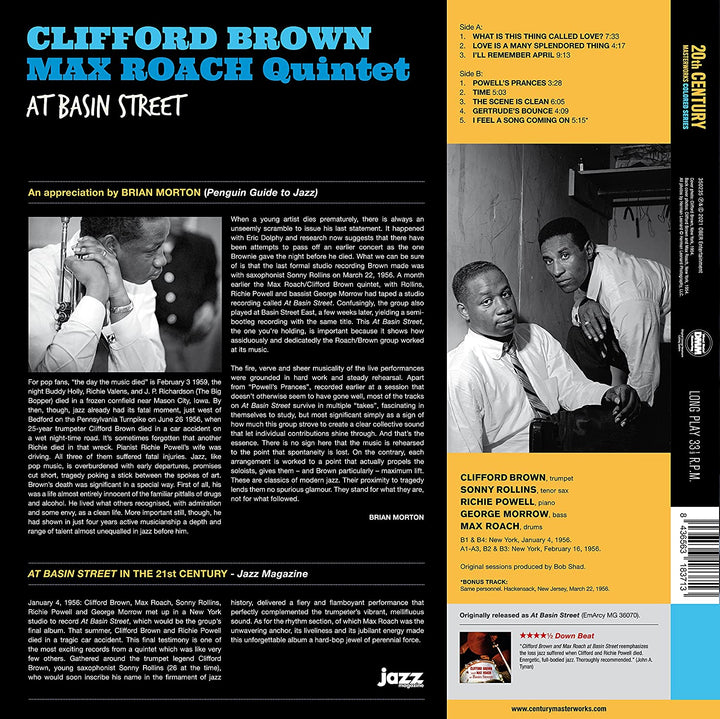 Clifford Brown - At Basin Street [VINYL]