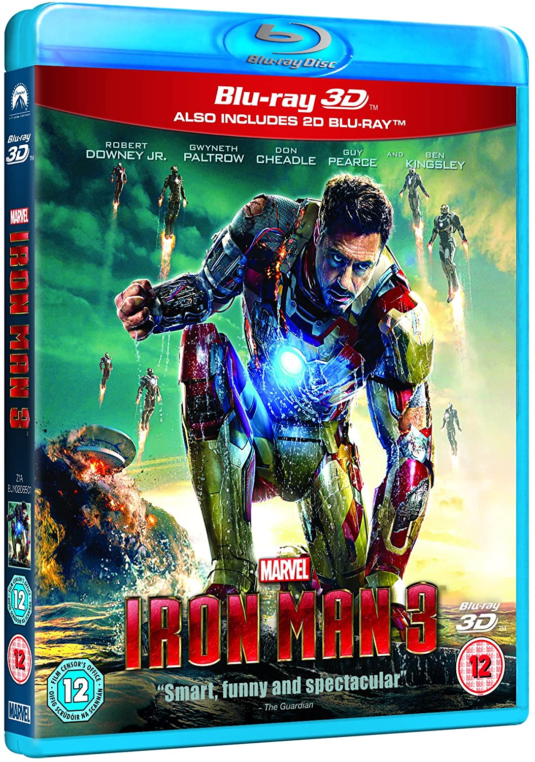 Iron Man 3 [Blu-ray 3D + Blu-ray] [Región libre]