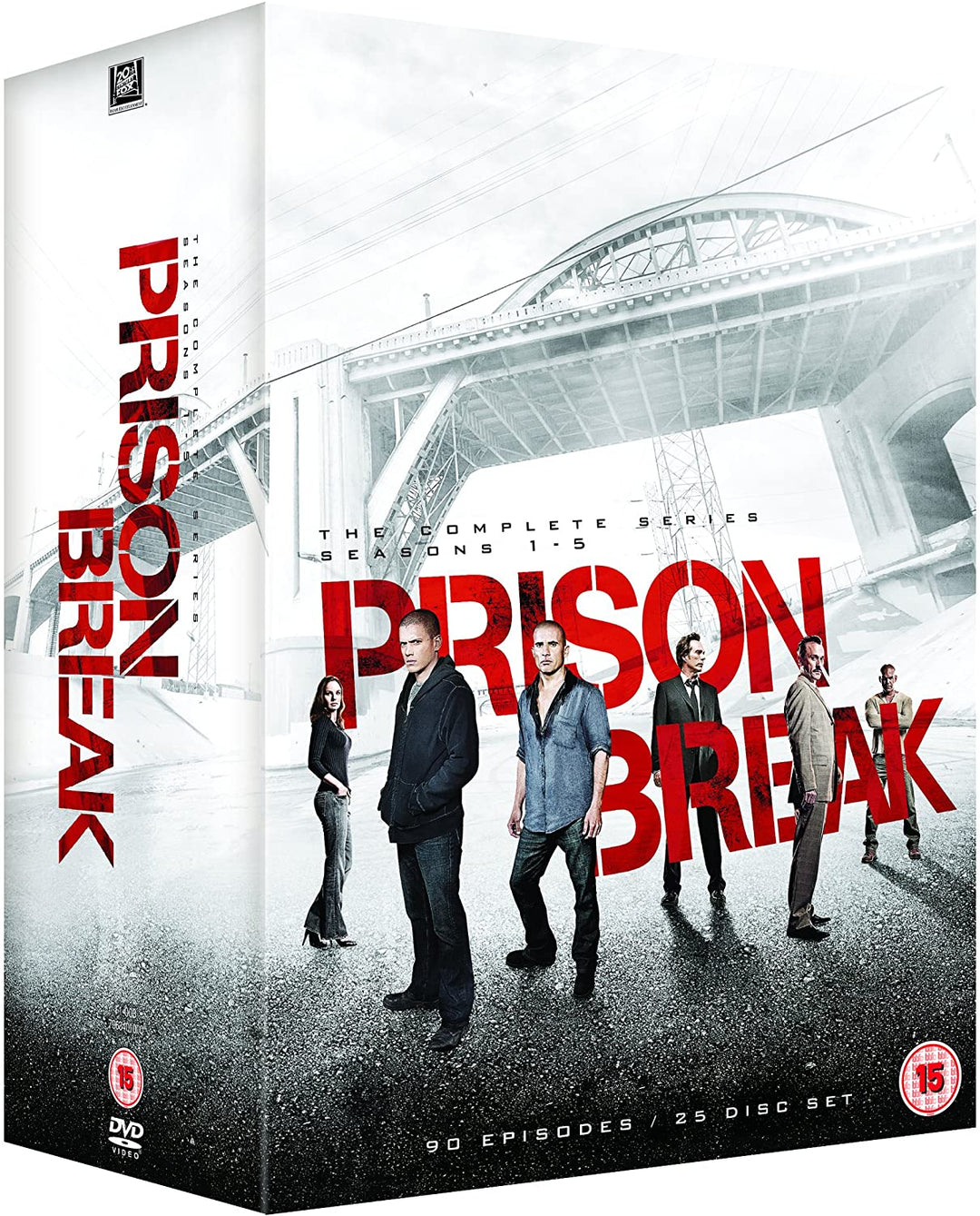 Prison Break: Die komplette Serie – Staffeln 1–5 – Drama [DVD]