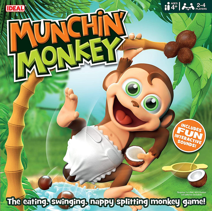 Ideal 10817 Munchin' Monkey Action Game