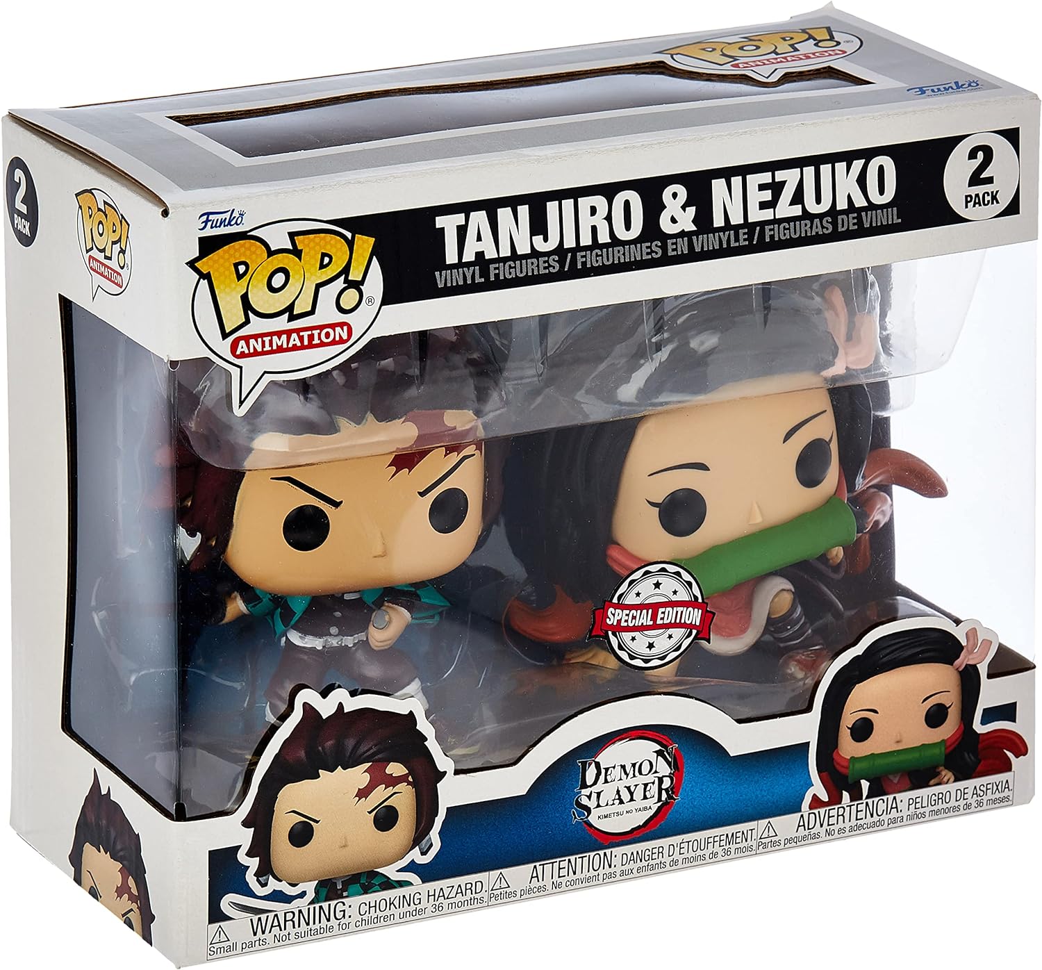 Funko Demon Slayer - Tanjiro & Nezuko 2 Pack Pop! Vinyl 2