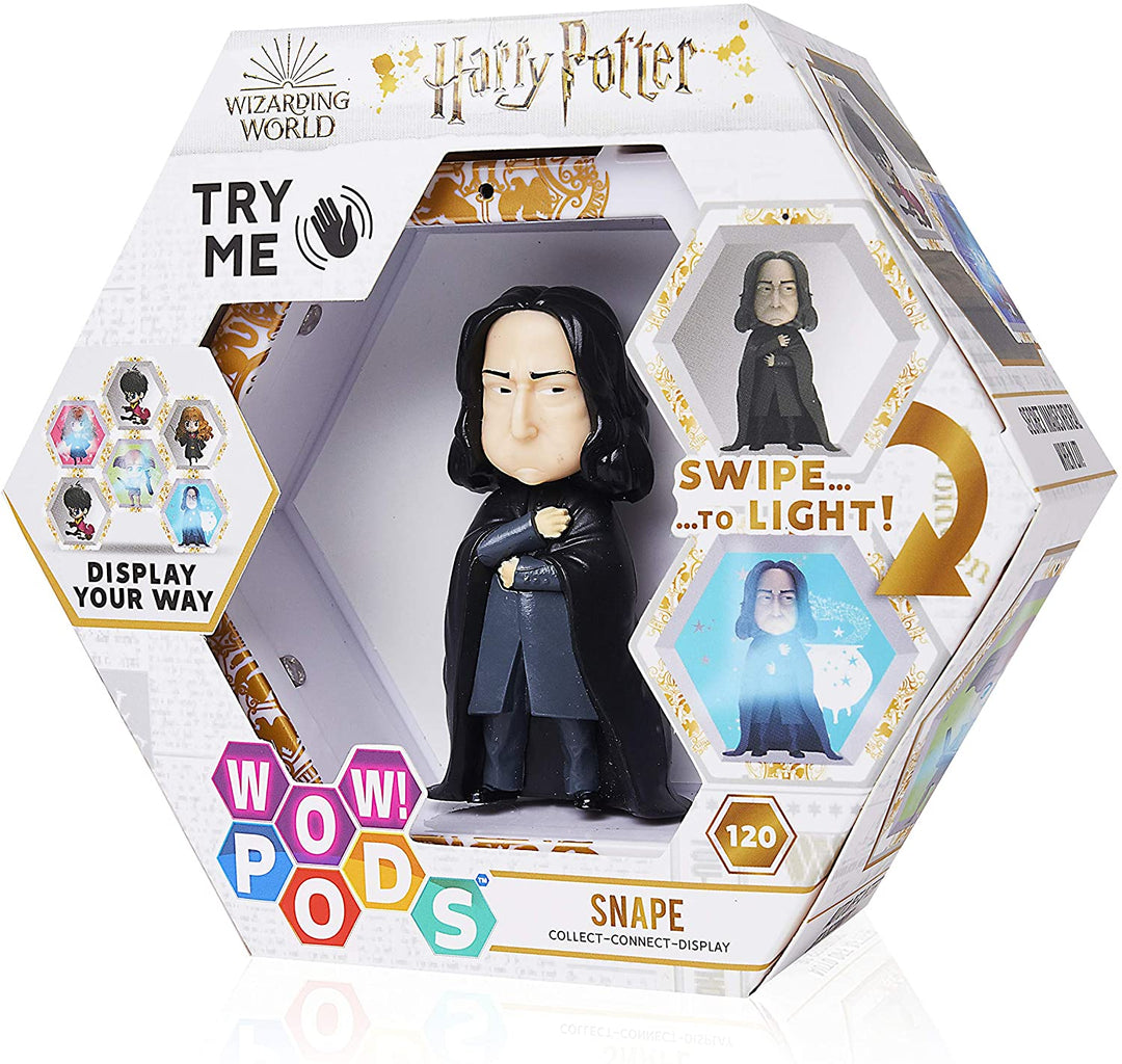 WOW! PODS Harry Potter Wizarding World Leuchtende Wackelkopffigur | Offizielles Sammelspielzeug (Professor Snape)