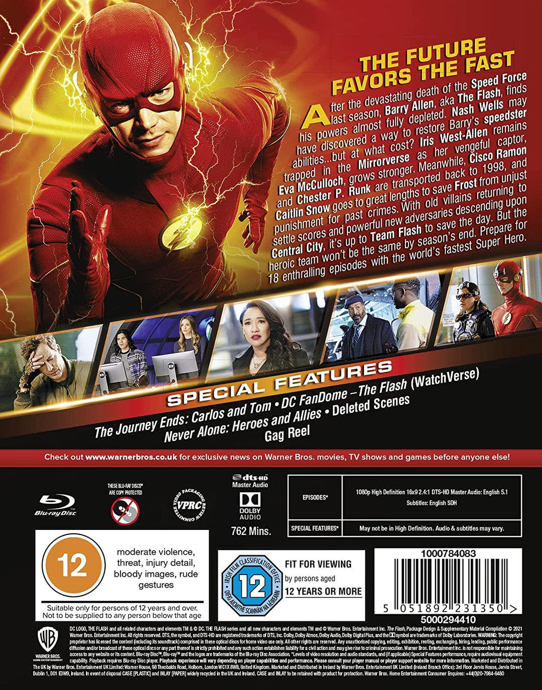 The Flash: Die komplette siebte Staffel [2021] [Region Free] – Drama [Blu-ray]