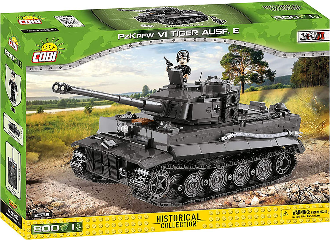 COBI 2538 PzKpfw VI Tiger Ausf.E Bausteine, Schwarz