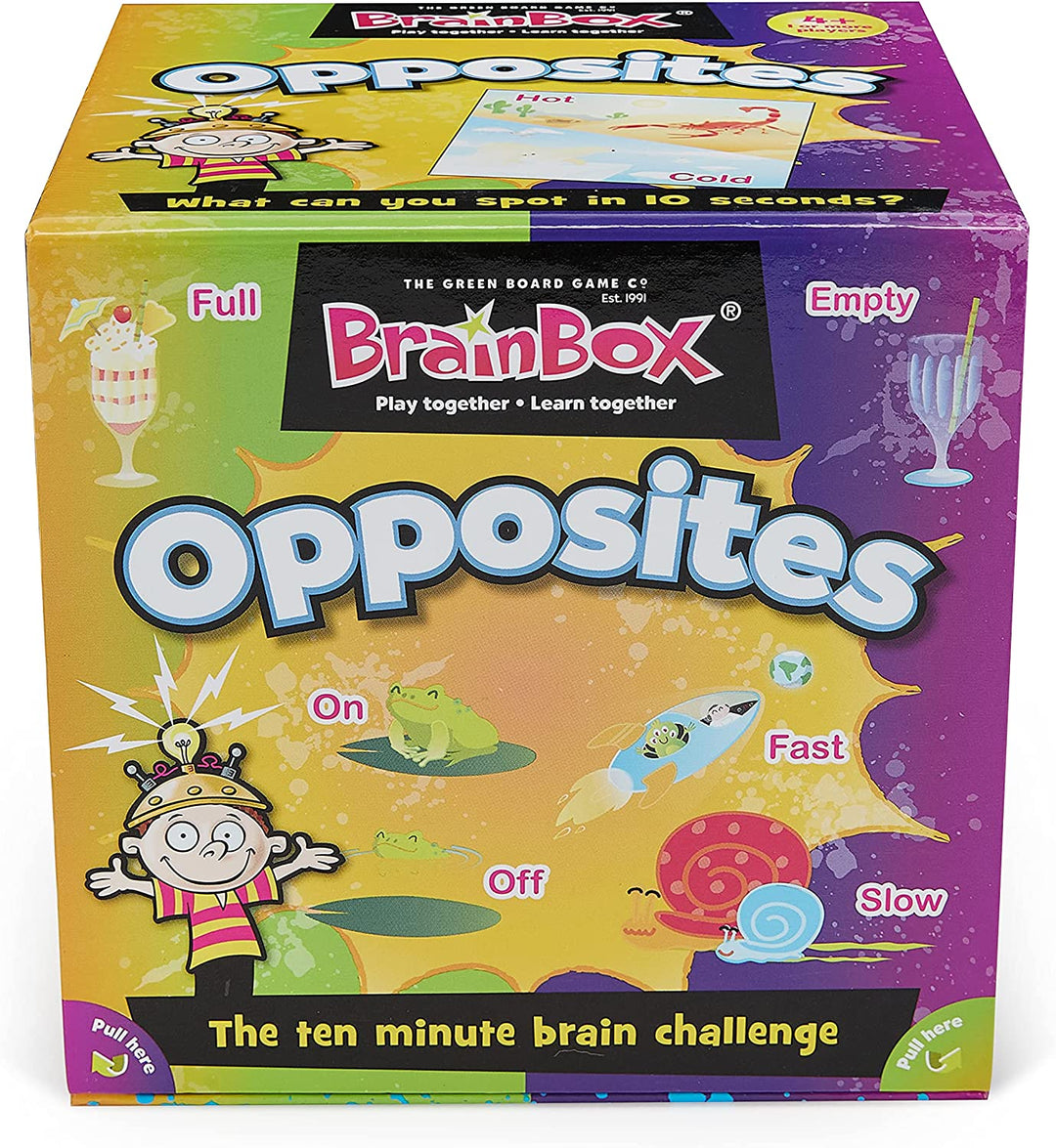 BrainBox | Gegensätze | Kartenspiel | Ab 8 Jahren | 1+ Spieler | 10 Minuten Spielzeit