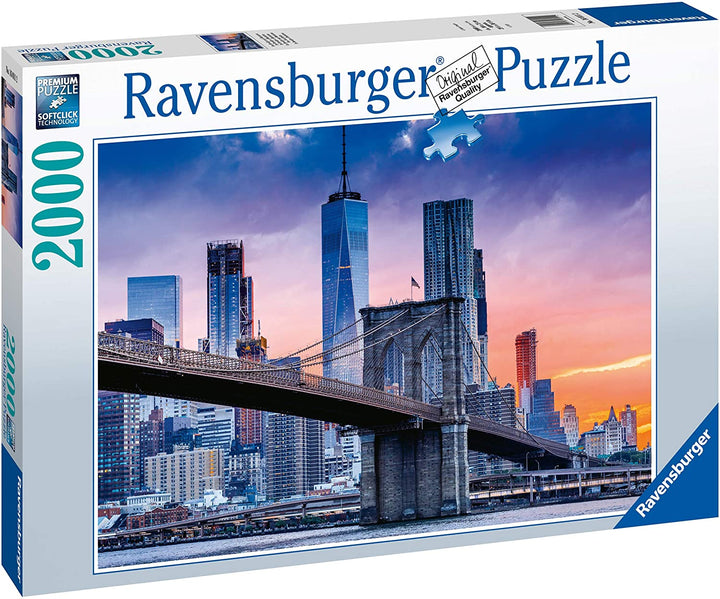 Ravensburger Skyline New York 2000-teiliges Puzzle für Erwachsene und Kinder ab 12 Jahren – Vereinigte Staaten