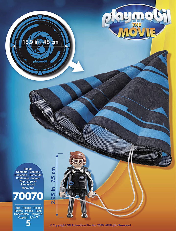 Playmobil The Movie 70070 Rex Dasher avec parachute