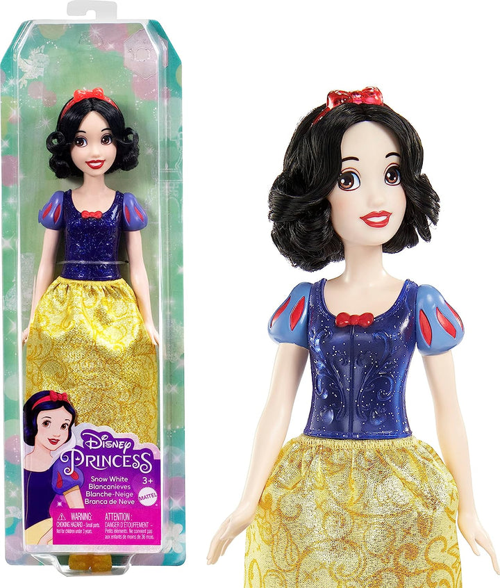 ?Disney Princess Toys, Schneewittchen bewegliche Modepuppe mit funkelnder Kleidung a