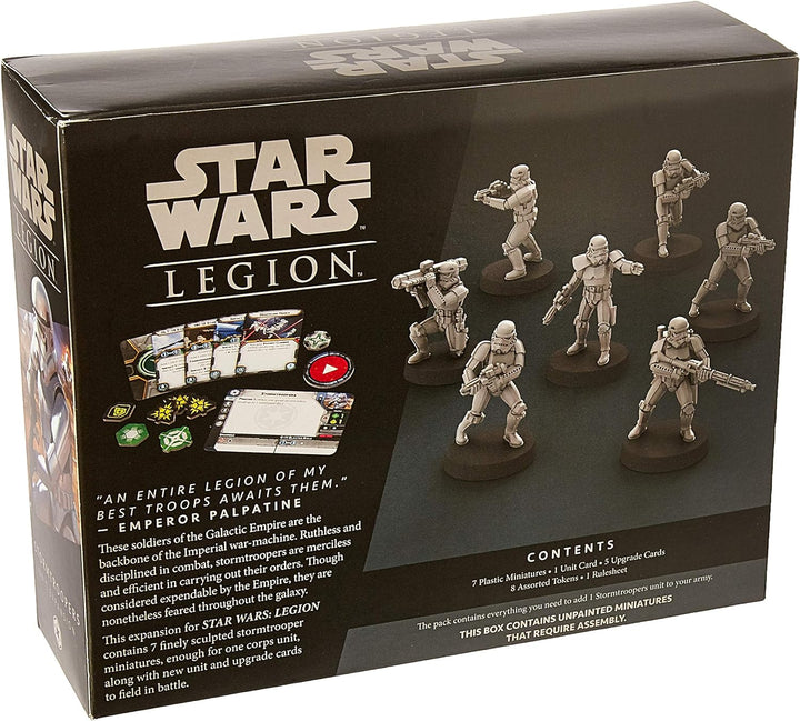 Atomic Mass Games | Star Wars: Legion Stormtroopers Unit Exp | Miniatures Game