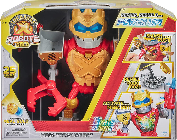 Treasure X Robots Gold – Mega Treasure Bot