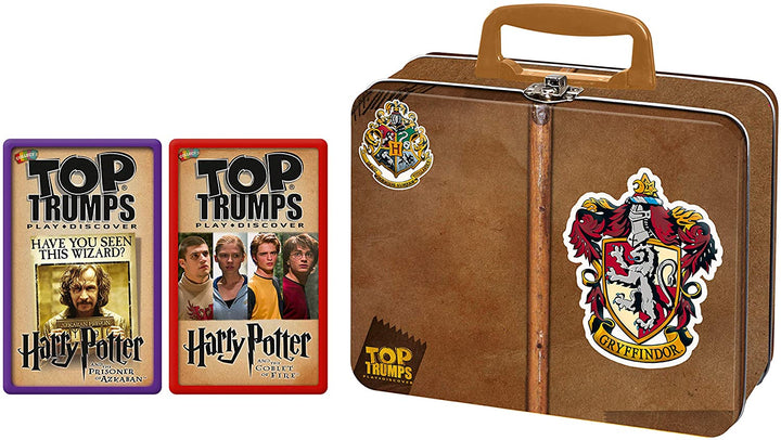 Top Trumps Harry Potter Gryffindor Top Trumps Juego de cartas de hojalata para coleccionistas