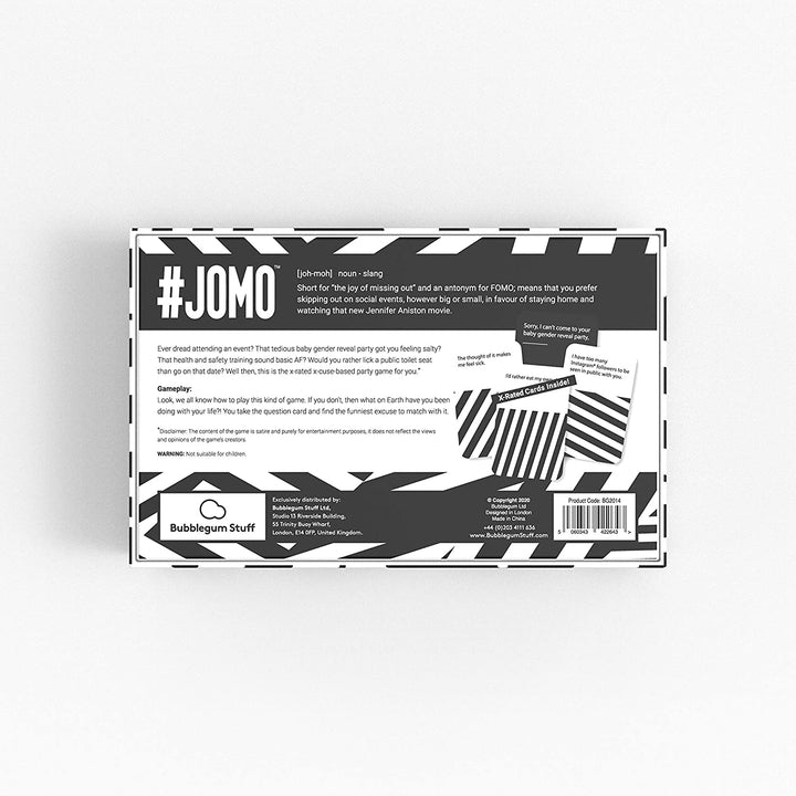 Bubblegum Stuff - #Jomo Game Joy Of Missing Out Comedy Card Game