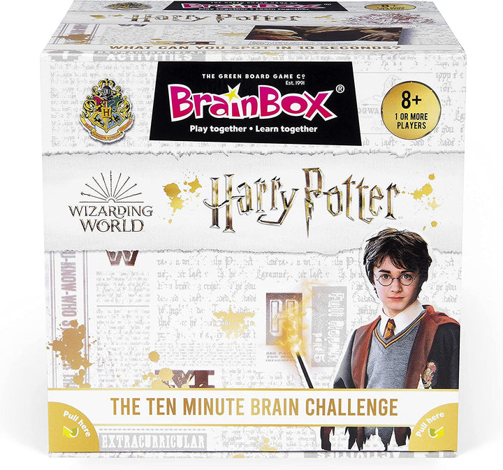 BrainBox | Harry Potter | Card Game | Ages 8+ | 1+ Players | 10 Minutes Playing Time