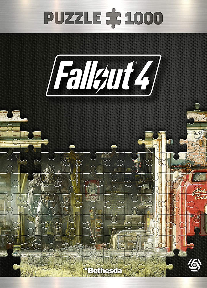 Good Loot Fallout 4 Garage – 1000 Teile Puzzle 68 cm x 48 cm | inklusive Poster und Tasche | Spielgrafiken für Erwachsene und Jugendliche