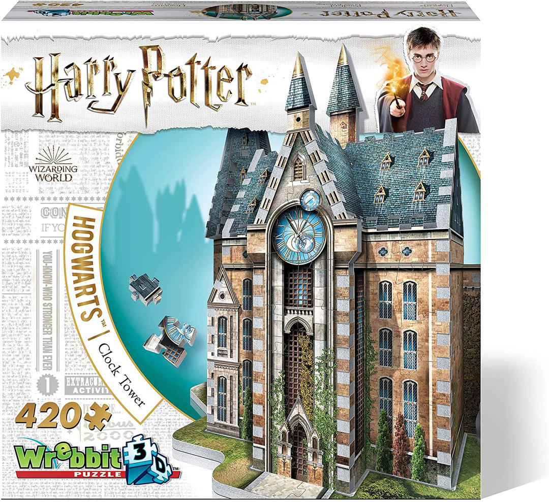 Wrebbit 3D Puzzle Harry Potter: Hogwarts Clock Tower (420pc)