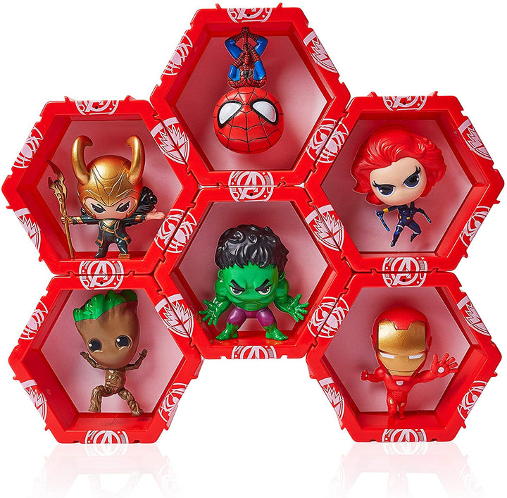 WOW! PODS Avengers-Kollektion – Spider-Man | Leuchtende Superhelden-Wackelkopffigur | Offizielle Marvel-Spielzeuge, Sammlerstücke und Geschenke