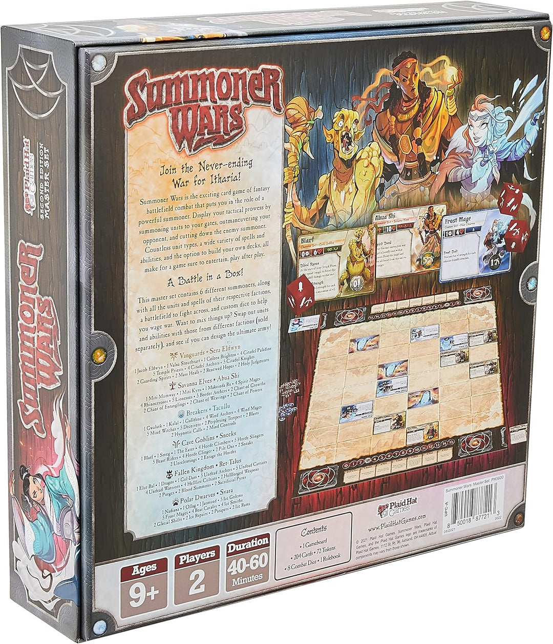 Spiele mit karierten Hüten | Summoner Wars: Master-Set der 2. Auflage | Brettspiel | Ab 9 Jahren |