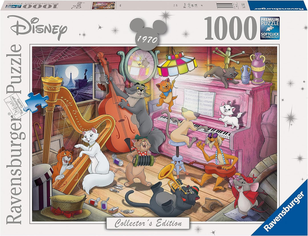 Disney Collector's Edition Aristocats 1000 Piece Jigsaw Puzzle