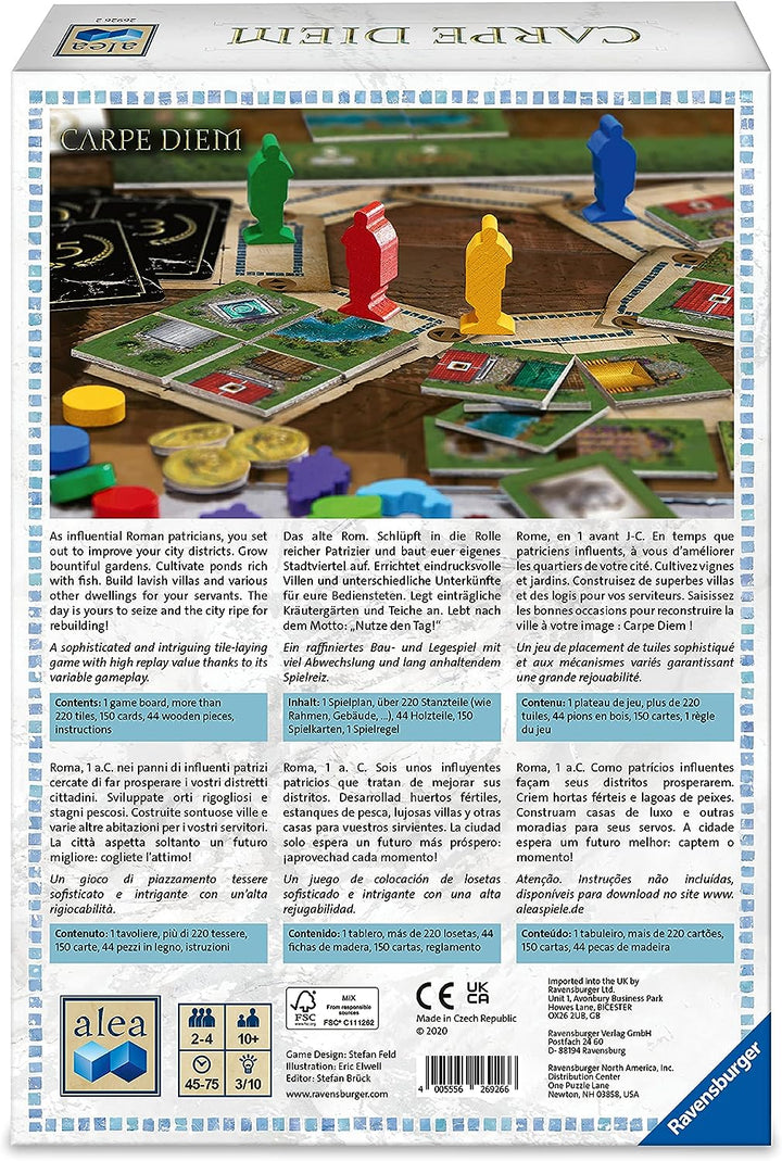 Ravensburger Carpe Diem – Strategie-Brettspiele für Erwachsene und Kinder ab 10 Jahren