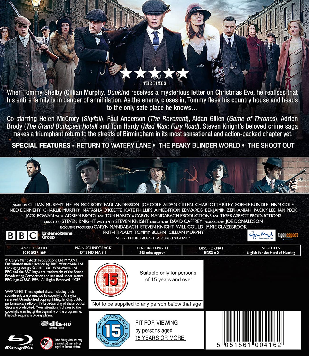 Peaky Blinders – Serie 4 – Drama [Blu-ray]