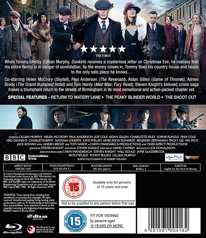 Peaky Blinders - Series 4 - Drama [Blu-ray]