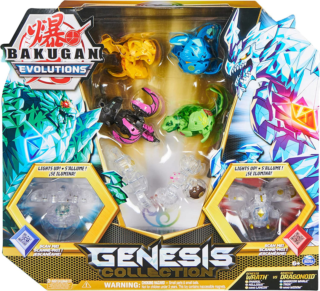 Bakugan Evolutions, Bakugan Genesis Collection Pack, 2 Light Up Bakugan Action F