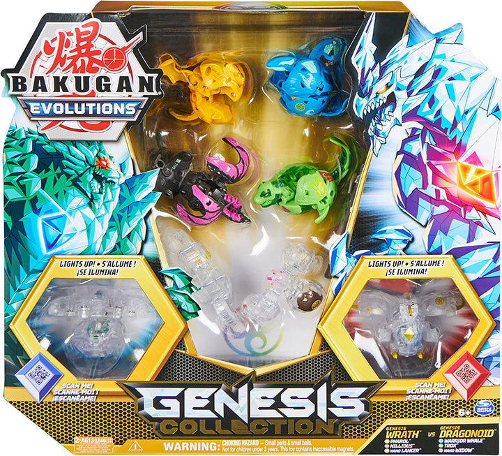 Bakugan Evolutions, Bakugan Genesis Collection Pack, 2 leuchtende Bakugan Action F