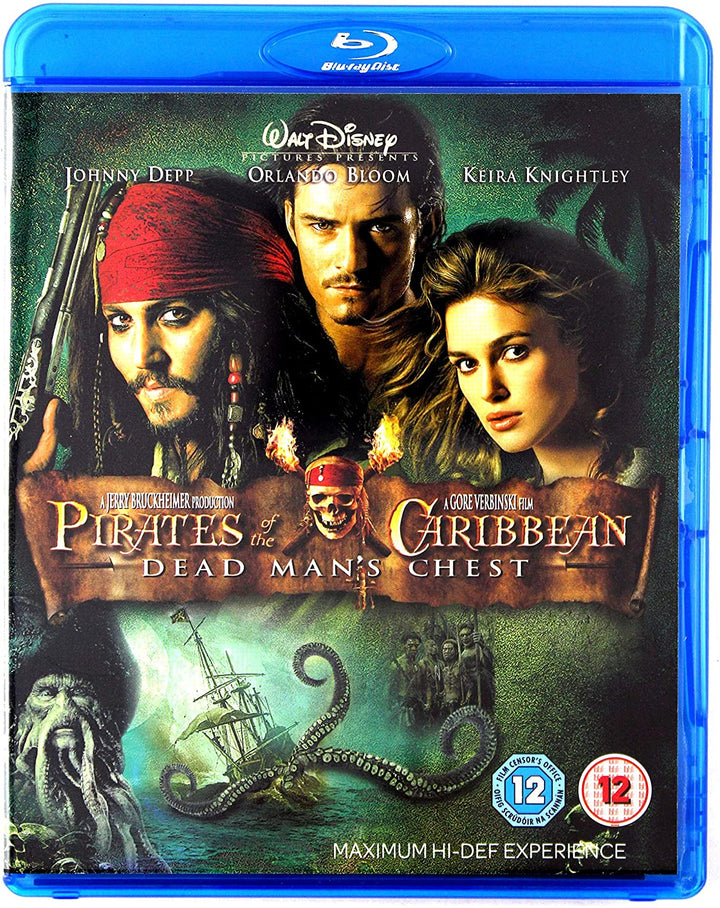Pirates Of The Caribbean: Dead Man&#39;s Chest [Blu-ray] [2017] [Regio vrij]