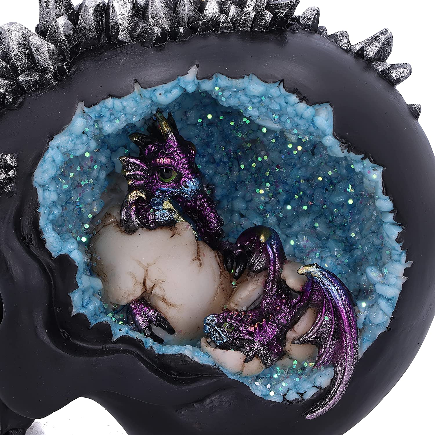 Nemesis Now Crystal Hatchlings Rückfluss-Räuchergefäß in Blau 5