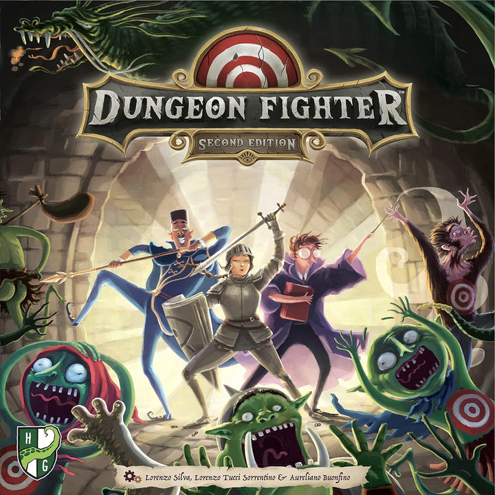 Schreckliche Spiele | Dungeon Fighter (Zweite Ausgabe) | Brettspiel | Ab 8 Jahren | 13-18 Uhr