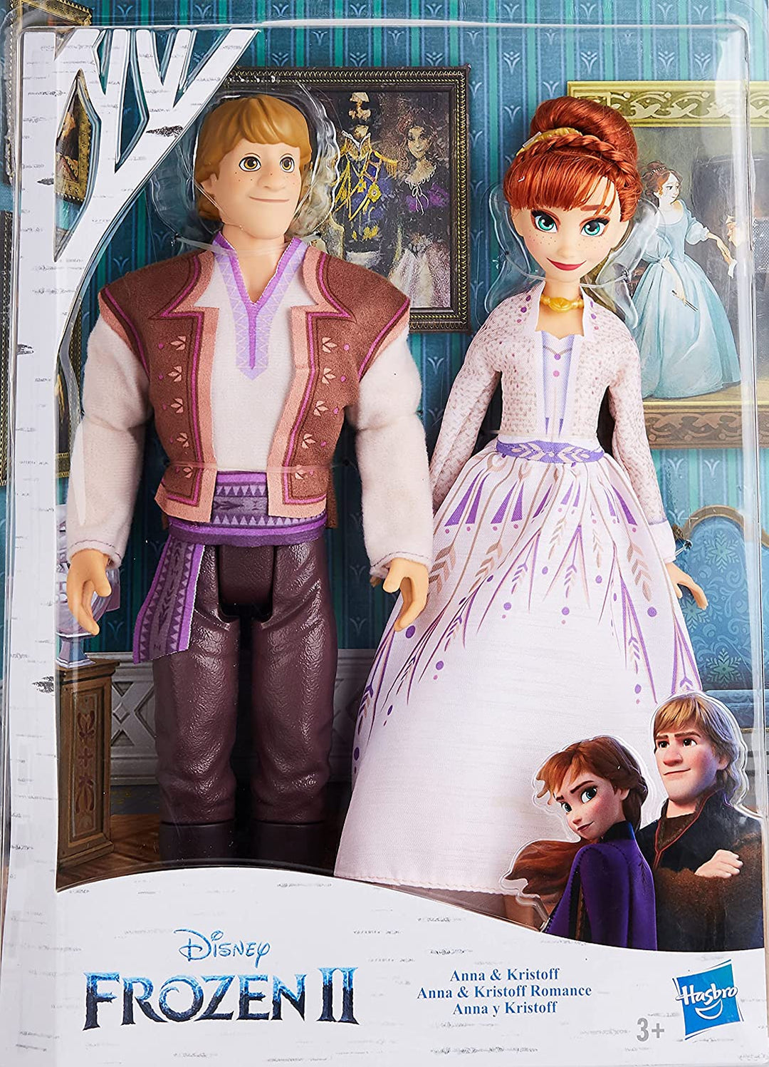 Disney La Reine des Neiges Anna et Kristoff Poupées Fashion Lot de 2