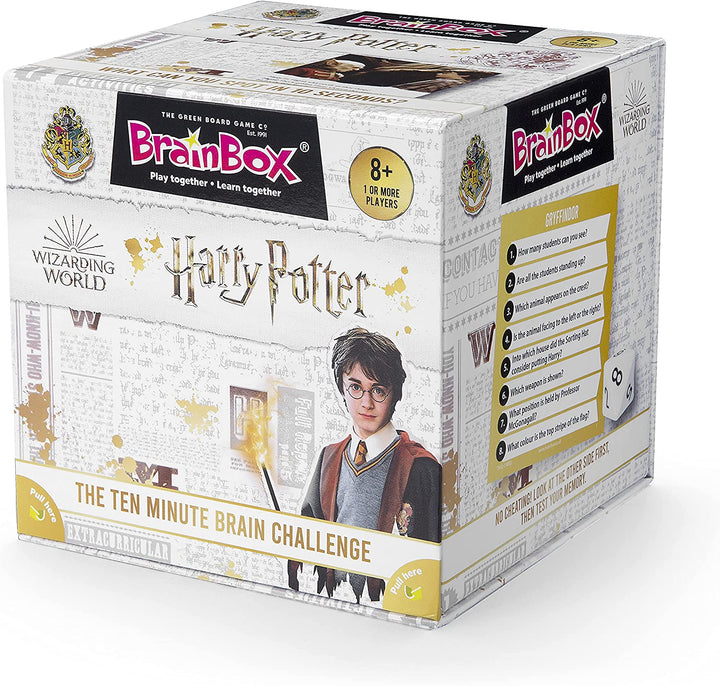 BrainBox | Harry Potter | Kartenspiel | Ab 8 Jahren | 1+ Spieler | 10 Minuten Spielzeit