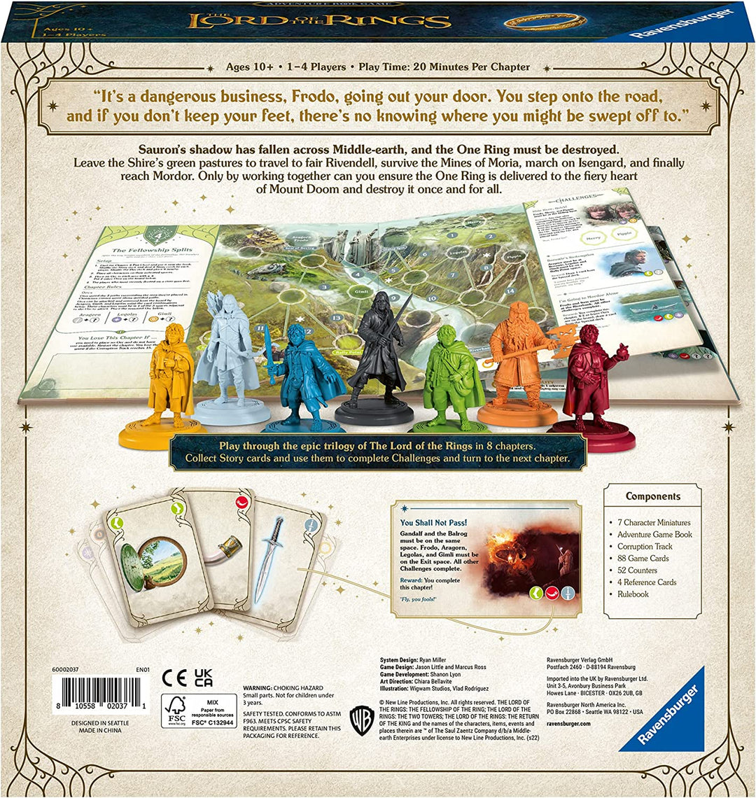 Ravensburger The Lord of the Rings Adventure Book Game