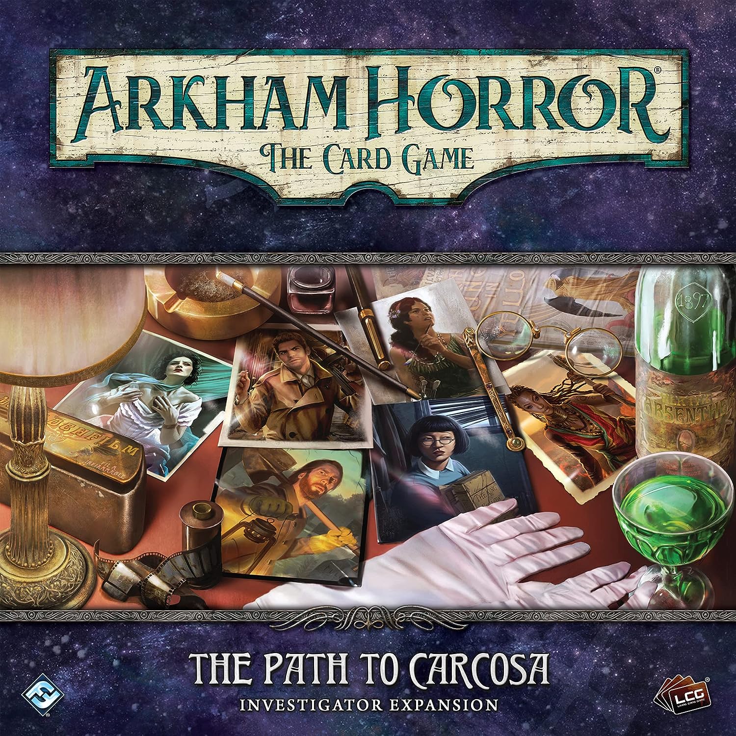 Fantasy Flight Games Arkham Horror: Das Kartenspiel – Der Pfad zur Carcosa-Ermittler-Erweiterung 3