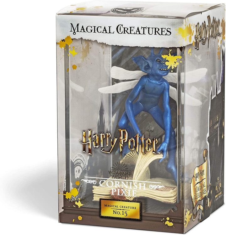 The Noble Collection – Magical Creatures Cornish Pixie – handbemalte magische Kreatur Nr. 15 – offiziell lizenzierte Harry Potter Toys Sammelfiguren