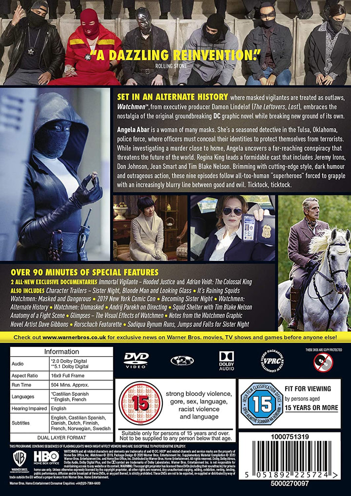Watchmen: Staffel 1 [2019] – Action/Science-Fiction [DVD]