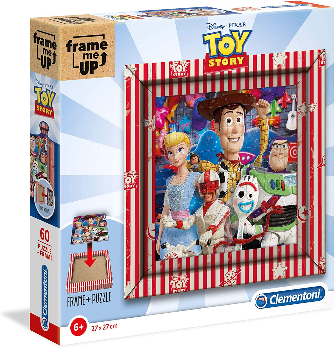 Clementoni – 38806 – Frame Me Up Puzzle für Kinder – Disney Toy Story 4 – 60 Teile – Hergestellt in Italien – ab 6 Jahren