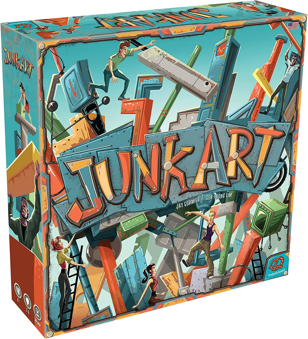 Plan-B-Spiele | Junk Art 3.0 | Brettspiel | Ab 8 Jahren | 2-6 Spieler
