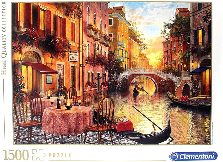 Clementoni 316687 Clementoni-31668 Collection-Venezia-1500 Pieces, Multicolored
