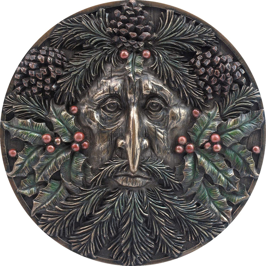 Nemesis Now Winter-Wandschild, 16 cm, Bronze