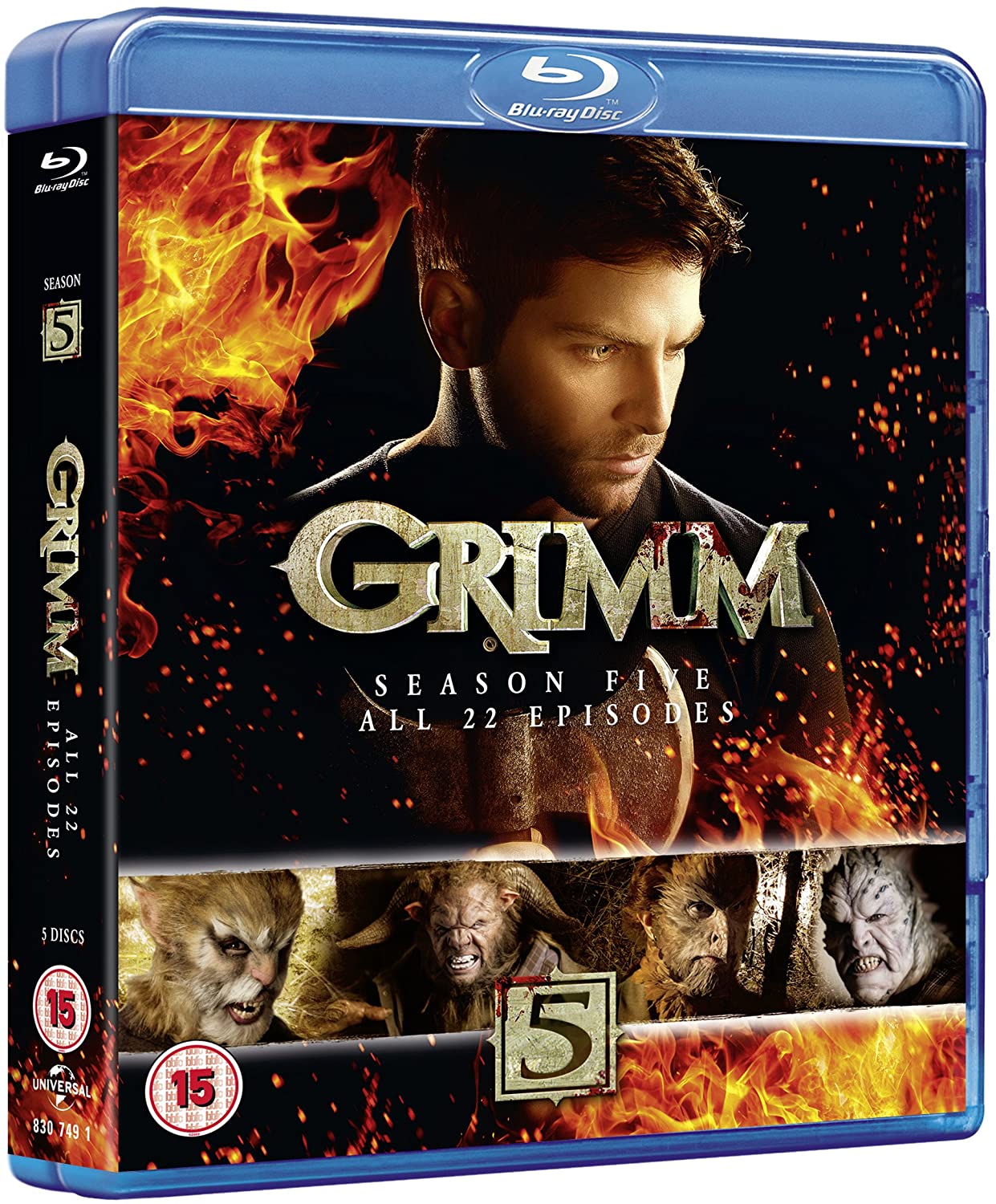 Grimm: Staffel 5 (2015) – Blu-ray [Region FREE]