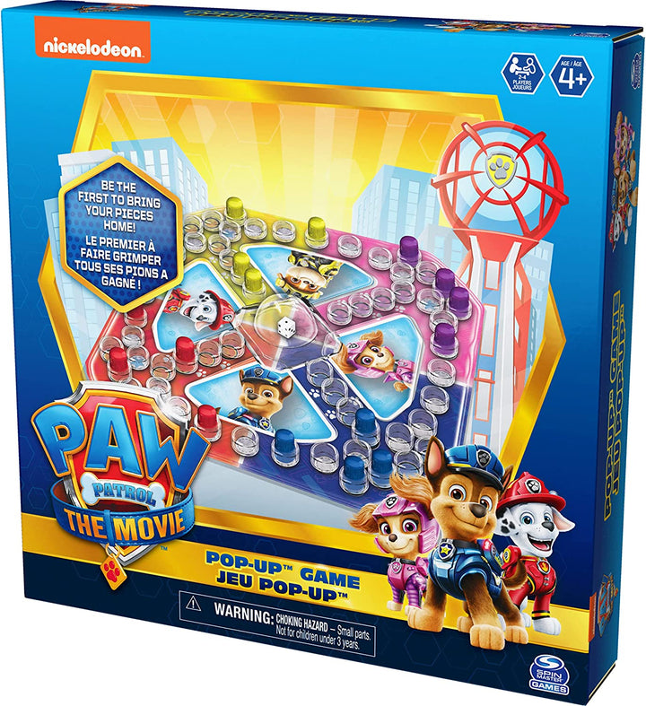 Spin Master Games Movie Pop-Up-Spiel, klassisches Brettspiel für Kinder ab 4 Jahren
