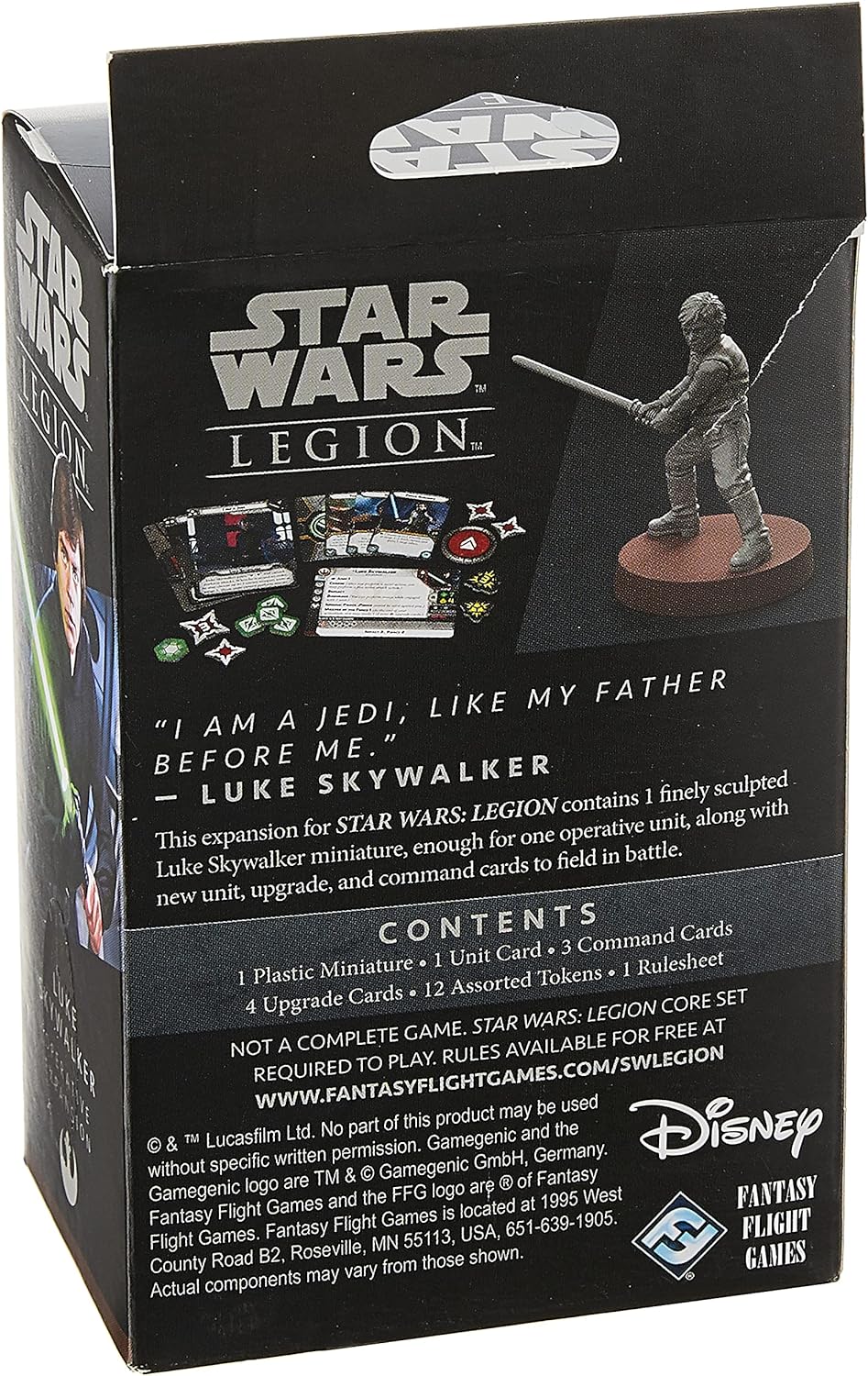 Star Wars Legion: Rebel Expansions: Luke Skywalker Operative