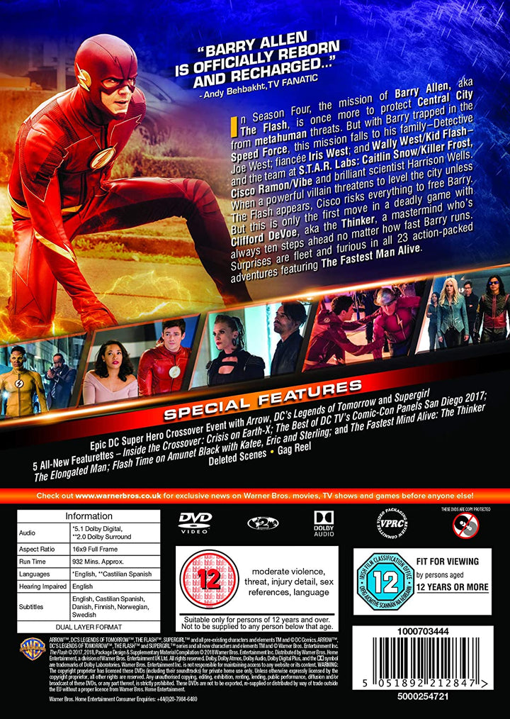 The Flash: Staffel 4 – Science-Fiction [DVD] 
