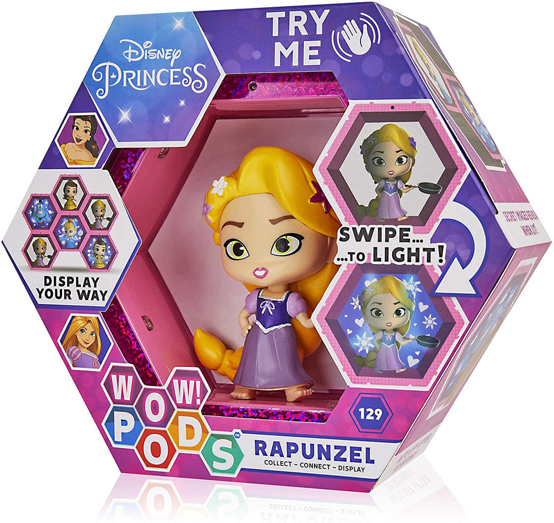WOW! PODS Rapunzel - Tangled | Offizielle Disney Princess leuchtende Wackelkopf-Farbe