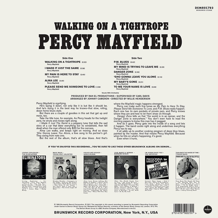 Percy Mayfield - Walking On A Tightrope (140g Black Vinyl) [VINYL]