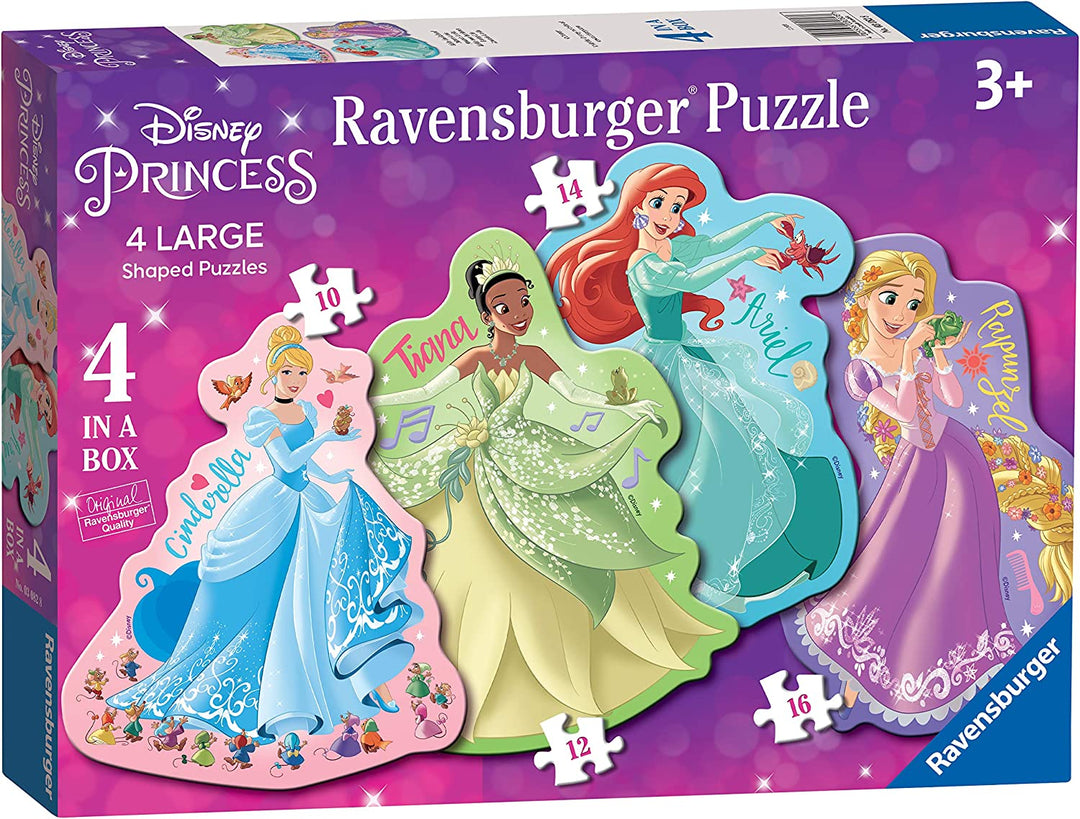 Ravensburger 03082 Disney Princess Vier große Puzzles